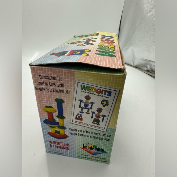 WEDGiTS Deluxe Set 30 Pieces Building Block Stacking Set STEM Toy lot 2. - Picture 6 of 11